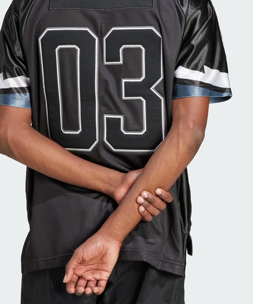 adidas（アディダス）の「adidas/アディダス TEAM JERSEY チームジャージ メンズ 秋物 秋服 2026年秋冬（ジャージ・メンズ・ブラック・L/M/XL）」の3枚目の写真