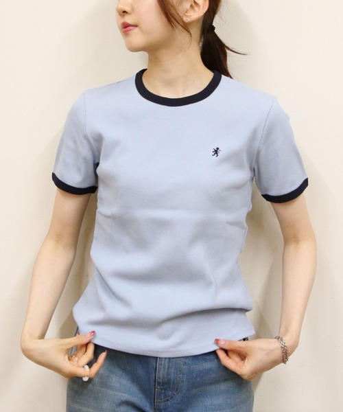 セール】GYMPHLEX/ジムフレックス クルーネックリンガーTEE CREW