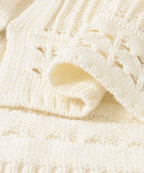 KBF(ケイビーエフ)の「パッチワークショートカーディガン(カーディガン/ボレロ・レディース・ホワイト系その他/ブルー系その他/ピンク系その他・ONE)」の22枚目の写真