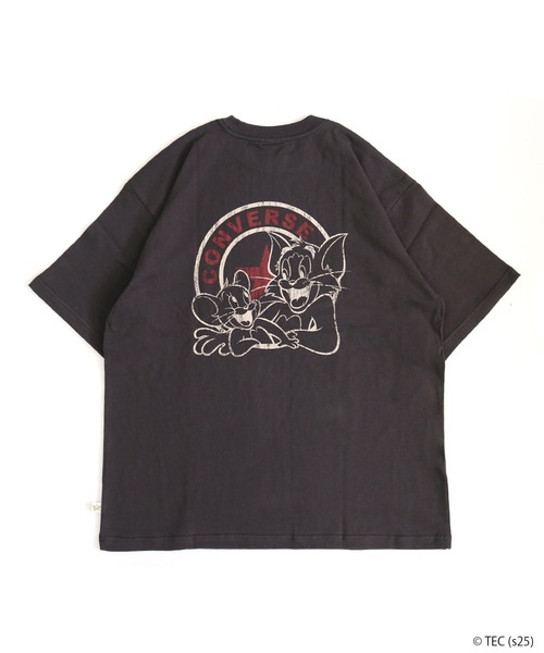 Tom&Jerry(トムアンドジェリー)の「【公式】トムとジェリー CONVERSE BIG Tシャツ(Tシャツ/カットソー・メンズ・オフホワイト/ブラック・M/L)」の13枚目の写真