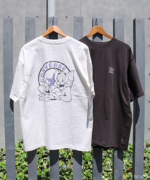 Tom&Jerry(トムアンドジェリー)の「【公式】トムとジェリー CONVERSE BIG Tシャツ(Tシャツ/カットソー・メンズ・オフホワイト/ブラック・M/L)」の10枚目の写真