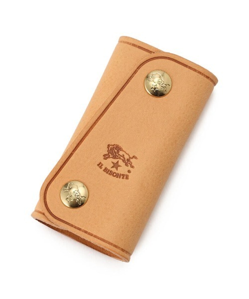 IL BISONTE(イルビゾンテ)の「IL BISONTE / ORIGINAL LEATHER / キーケース(キーケース/キーアクセサリー・レディース・ナチュラル/グレー/ダークブラウン/レンガ/オリーブ/ブラック/オレンジ/ネイビー/グリーン/ホワイト/レッド/ライトブラウン・FREE)」の6枚目の写真