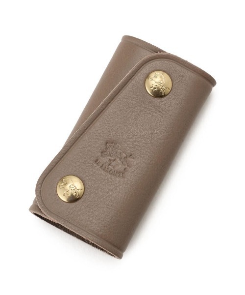 IL BISONTE(イルビゾンテ)の「IL BISONTE / ORIGINAL LEATHER / キーケース(キーケース/キーアクセサリー・レディース・ナチュラル/グレー/ダークブラウン/レンガ/オリーブ/ブラック/オレンジ/ネイビー/グリーン/ホワイト/レッド/ライトブラウン・FREE)」の1枚目の写真
