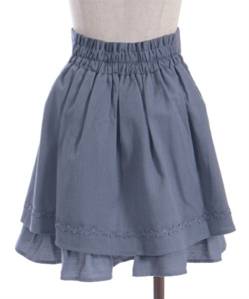 axes femme(アクシーズファム)の「ハイウエストフレアタックスカート(スカート・レディース・ブラック/ブルー/キナリ・FREE)」の9枚目の写真