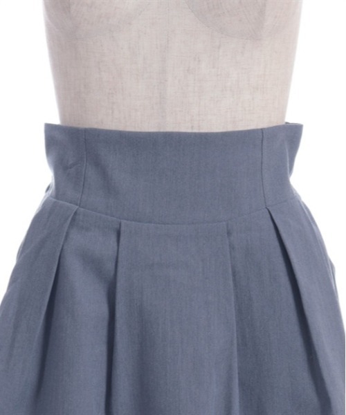 axes femme(アクシーズファム)の「ハイウエストフレアタックスカート(スカート・レディース・ブラック/ブルー/キナリ・FREE)」の12枚目の写真