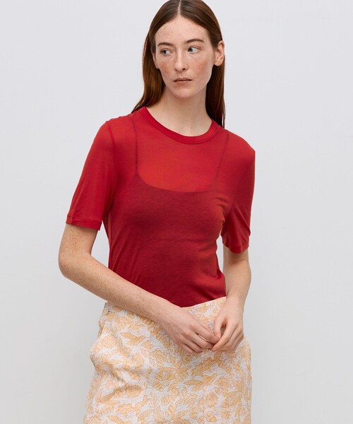 テンセルシルク ベーシックTシャツ（Tシャツ/カットソー