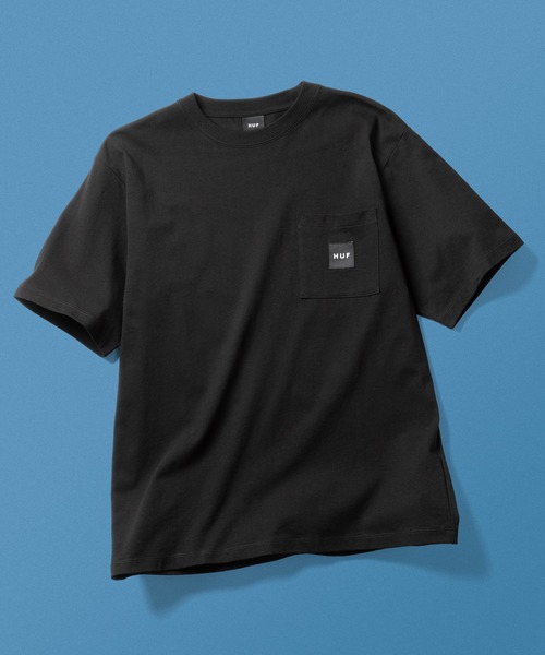 HUF SET BOX LOGO POCKET TEE / HUF ハフ Tシャツ 半袖（Tシャツ
