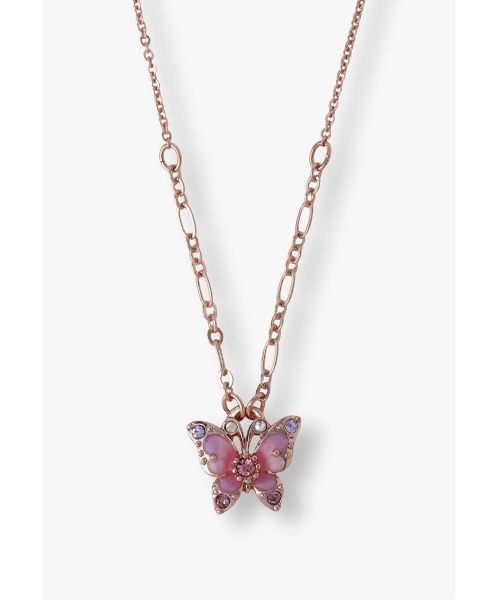 ANNA SUI(アナスイ)の「蝶モチーフ ネックレス(ネックレス・レディース・ブルー/ピンク・40cm)」の2枚目の写真