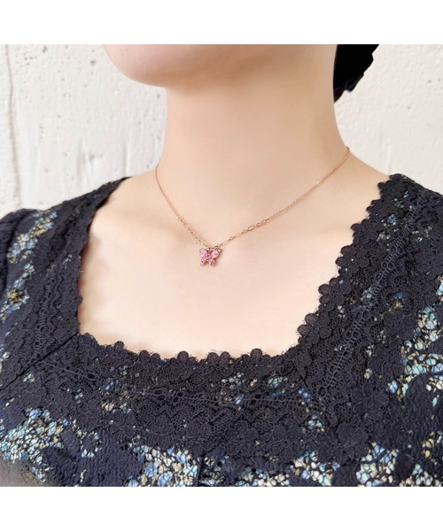 ANNA SUI(アナスイ)の「蝶モチーフ ネックレス(ネックレス・レディース・ブルー/ピンク・40cm)」の11枚目の写真