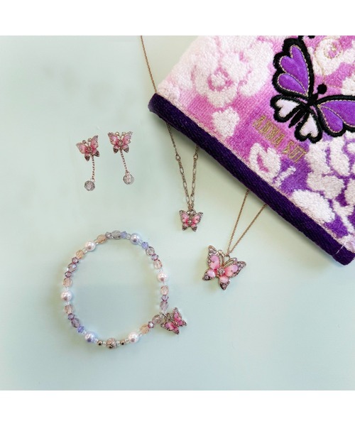 ANNA SUI(アナスイ)の「蝶モチーフ ネックレス(ネックレス・レディース・ブルー/ピンク・40cm)」の12枚目の写真
