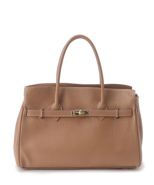 DRESSTERIOR（ドレステリア）の「AULENTTI（オウレンティ）【別注カラー】金具付きレザートート（トートバッグ・レディース・キャメル/ブラウン系その他・00）」の2枚目の写真