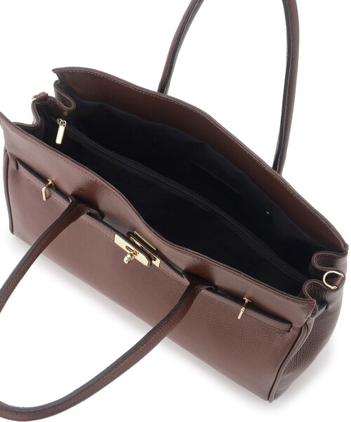 DRESSTERIOR（ドレステリア）の「AULENTTI（オウレンティ）【別注カラー】金具付きレザートート（トートバッグ・レディース・キャメル/ブラウン系その他・00）」の7枚目の写真