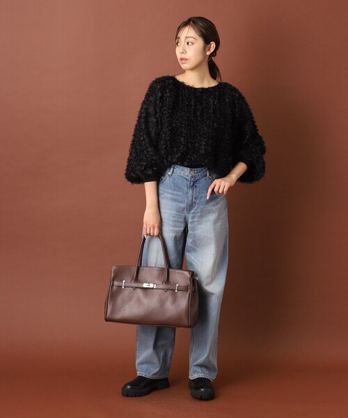 DRESSTERIOR（ドレステリア）の「AULENTTI（オウレンティ）【別注カラー】金具付きレザートート（トートバッグ・レディース・キャメル/ブラウン系その他・00）」の18枚目の写真