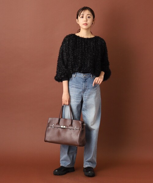 DRESSTERIOR（ドレステリア）の「AULENTTI（オウレンティ）【別注カラー】金具付きレザートート（トートバッグ・レディース・キャメル/ブラウン系その他・00）」の19枚目の写真