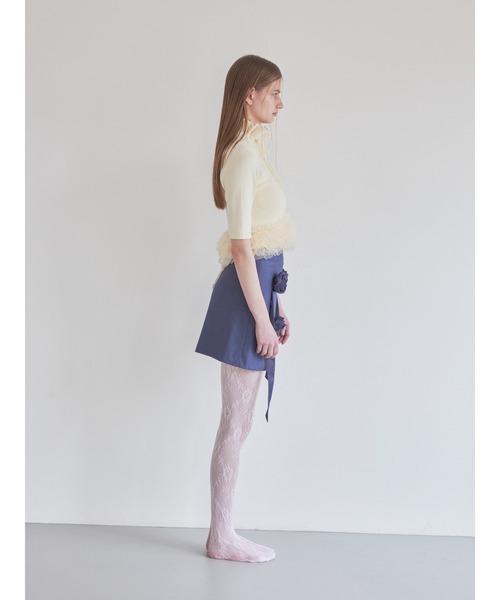 etre loin（エトルワン）の「Hem tulle rib knit（ニット/セーター・レディース・イエロー/ホワイト/ブラック・M）」の22枚目の写真