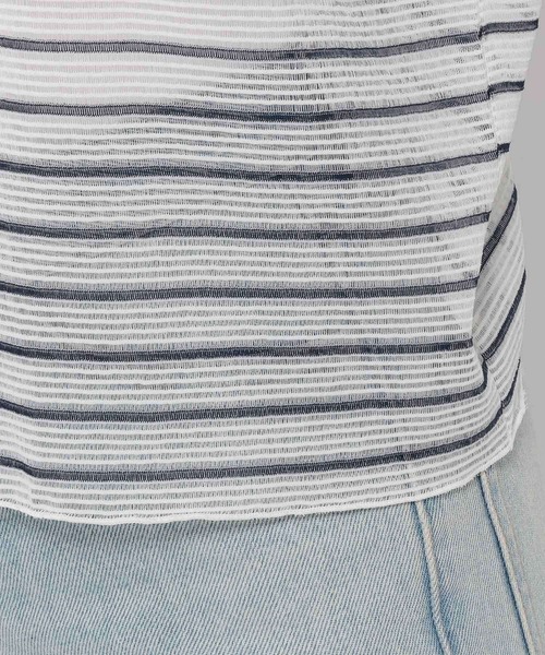 LOWRYS FARM(ローリーズファーム)の「シャーリングシアーラッセルプルオーバー 291346(Tシャツ/カットソー・レディース・アイボリー/ブルー/ブラック/その他・FREE)」の12枚目の写真