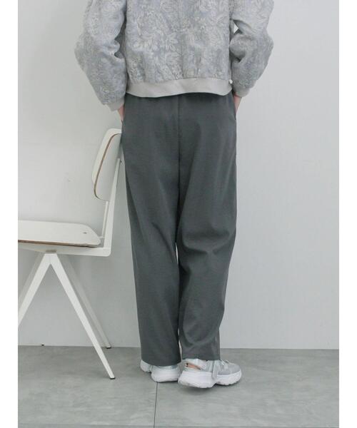 Samansa Mos2 blue(サマンサモスモスブルー)の「ストレートイージーパンツ(その他パンツ・レディース・チャコールグレー/オフホワイト/ピンク・F)」の17枚目の写真