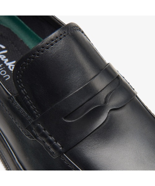 Clarks(クラークス)の「Burchill Penny / バーチルペニー(ブラックレザー)(ローファー・メンズ・ブラック・UK10/UK7/UK8/UK9/UK6/UK6.5/UK7.5/UK8.5/UK9.5)」の15枚目の写真