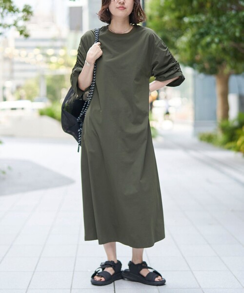ワンピース cyo2 PLUS】サイドタックコクーンワンピース｜WOMEN｜250HAP83-182I