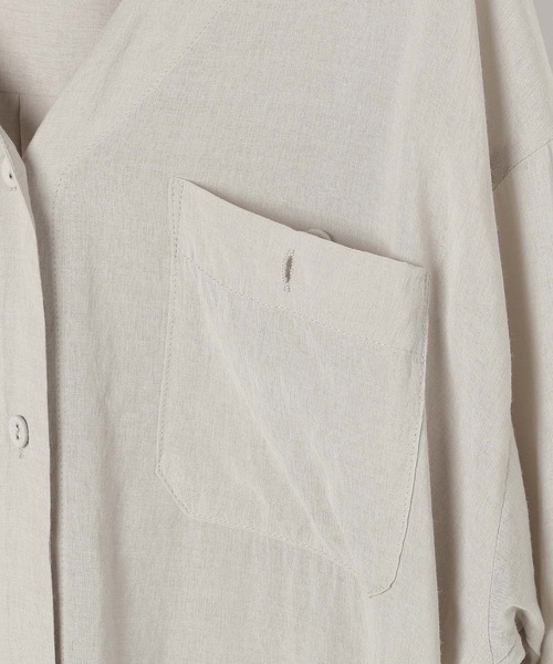 BAYFLOW（ベイフロー）の「[長袖で登場!!]シアーシャツワンピース（シャツワンピース・レディース・ブルー/ライトグレー/イエロー・SMALL/MEDIUM）」の18枚目の写真