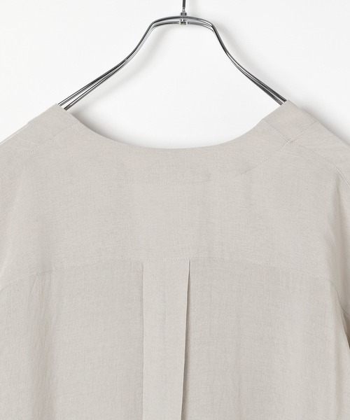 BAYFLOW（ベイフロー）の「[長袖で登場!!]シアーシャツワンピース（シャツワンピース・レディース・ブルー/ライトグレー/イエロー・SMALL/MEDIUM）」の20枚目の写真