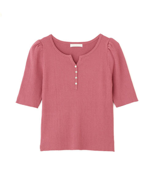 PROPORTION BODY DRESSING（プロポーションボディドレッシング）の「ヘンリーネックニット / 1215170404（ニット/セーター・レディース・ピンク/ベージュ/ブラック・MEDIUM/SMALL）」の10枚目の写真