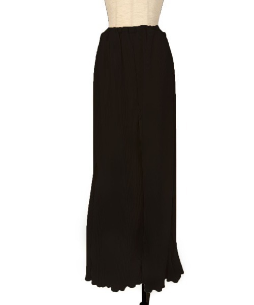 MAISON ELLIE(メゾンエリー)の「cut off pleats wide pants(その他パンツ・レディース・ライトグリーン/コーラル/ブラック・FREE)」の16枚目の写真