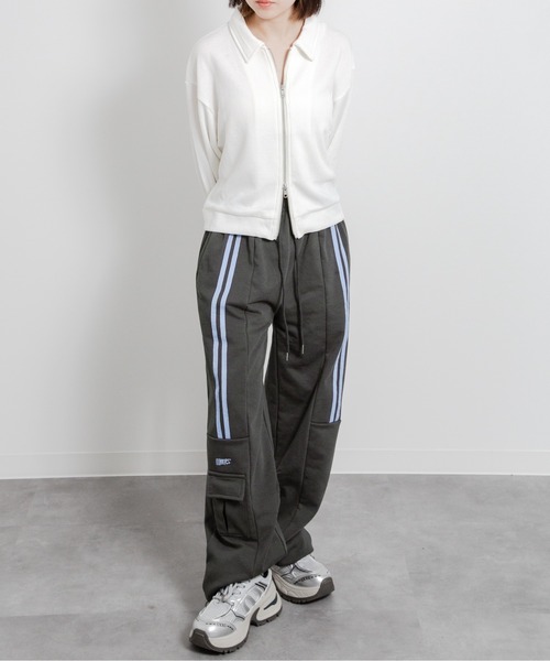 HALEY PESCA（ヘーリーペスカ）の「HALEY PESCA/バイカラーラインスウェットパンツ（スウェットパンツ・レディース・アイボリー/グレー・SMALL/MEDIUM/LARGE）」の14枚目の写真