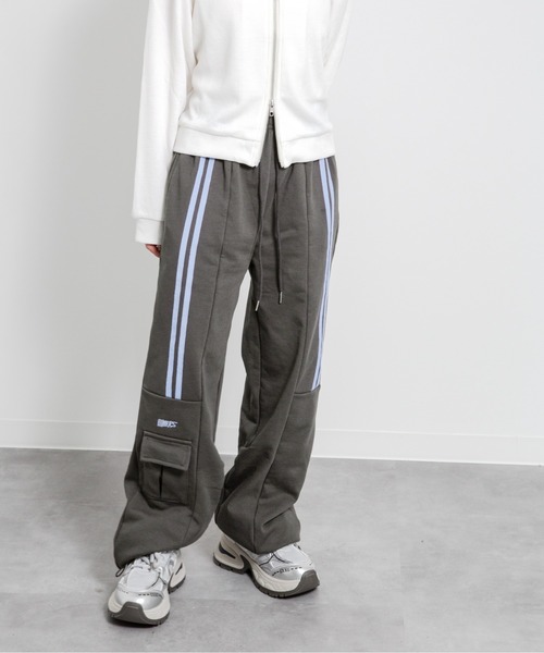 HALEY PESCA（ヘーリーペスカ）の「HALEY PESCA/バイカラーラインスウェットパンツ（スウェットパンツ・レディース・アイボリー/グレー・SMALL/MEDIUM/LARGE）」の16枚目の写真