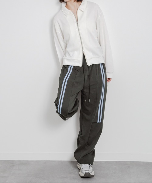 HALEY PESCA（ヘーリーペスカ）の「HALEY PESCA/バイカラーラインスウェットパンツ（スウェットパンツ・レディース・アイボリー/グレー・SMALL/MEDIUM/LARGE）」の20枚目の写真