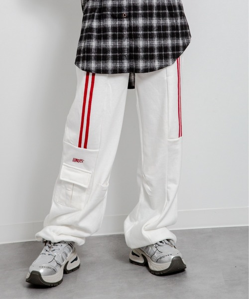 HALEY PESCA（ヘーリーペスカ）の「HALEY PESCA/バイカラーラインスウェットパンツ（スウェットパンツ・レディース・アイボリー/グレー・SMALL/MEDIUM/LARGE）」の7枚目の写真