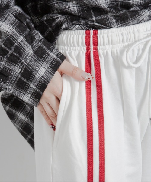 HALEY PESCA（ヘーリーペスカ）の「HALEY PESCA/バイカラーラインスウェットパンツ（スウェットパンツ・レディース・アイボリー/グレー・SMALL/MEDIUM/LARGE）」の13枚目の写真