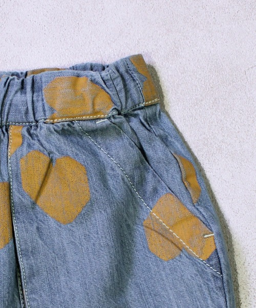 MARKEY'S（マーキーズ）の「heartデニムマチ付きポケットショートパンツ（デニムパンツ・キッズ・ライトブルー/ブルー・80/90/100/110/120/130）」の6枚目の写真