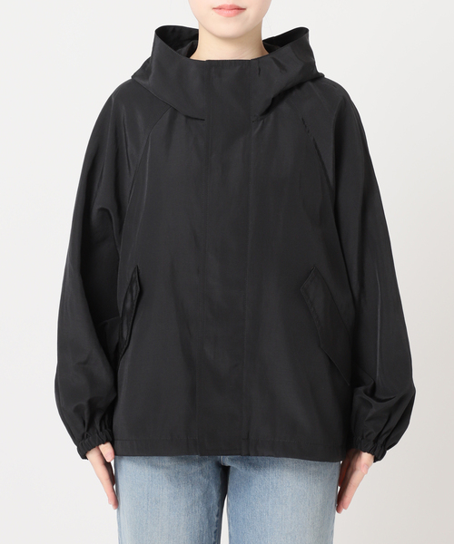 ≪追加≫リネンPLタッサーフードショートブルゾン 2（マウンテン  