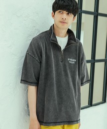 LAKOLE | デニムライクハーフZIP / 324598(Tシャツ/カットソー)