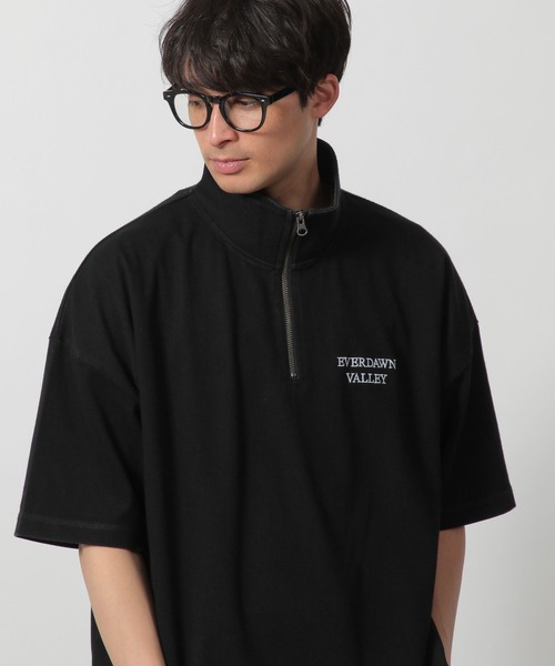 LAKOLE(ラコレ)の「デニムライクハーフZIP / 324598(Tシャツ/カットソー・メンズ・インディゴブルー/その他9/ブルー/ブラック・MEDIUM/LARGE)」の15枚目の写真