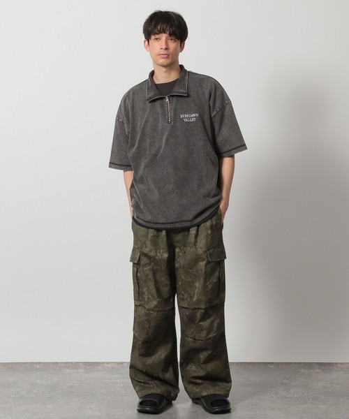 LAKOLE(ラコレ)の「デニムライクハーフZIP / 324598(Tシャツ/カットソー・メンズ・インディゴブルー/その他9/ブルー/ブラック・MEDIUM/LARGE)」の5枚目の写真