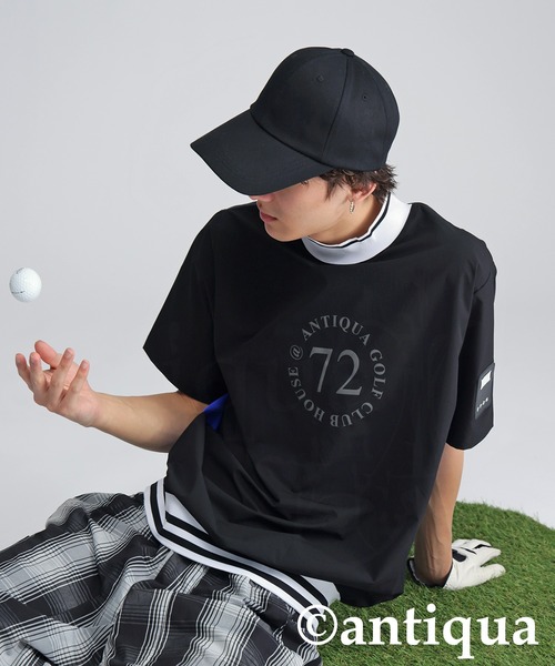 antiqua(アンティカ)の「【STCH】バックロゴトップス(Tシャツ/カットソー・レディース・ライトグレー/ブラック・LXL/ML)」の7枚目の写真