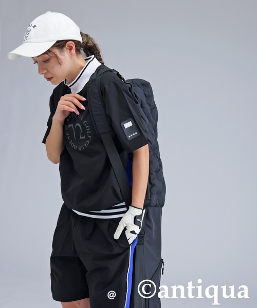 antiqua(アンティカ)の「【STCH】バックロゴトップス(Tシャツ/カットソー・レディース・ライトグレー/ブラック・LXL/ML)」の5枚目の写真