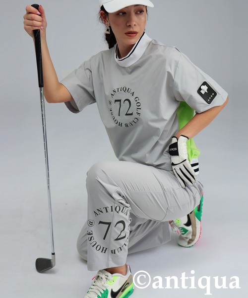 antiqua(アンティカ)の「【STCH】バックロゴトップス(Tシャツ/カットソー・レディース・ライトグレー/ブラック・LXL/ML)」の16枚目の写真
