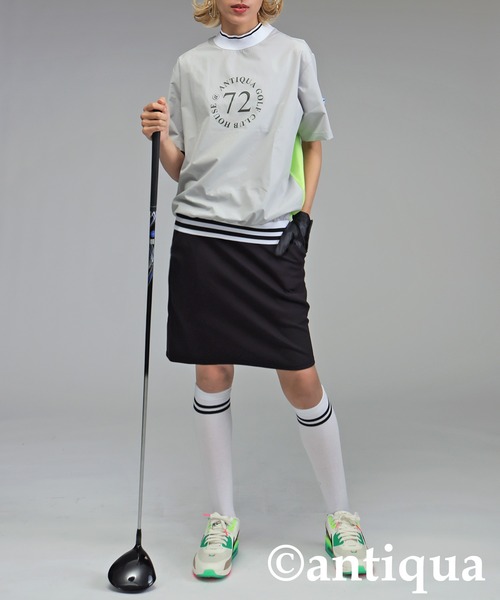 antiqua(アンティカ)の「【STCH】バックロゴトップス(Tシャツ/カットソー・レディース・ライトグレー/ブラック・LXL/ML)」の13枚目の写真