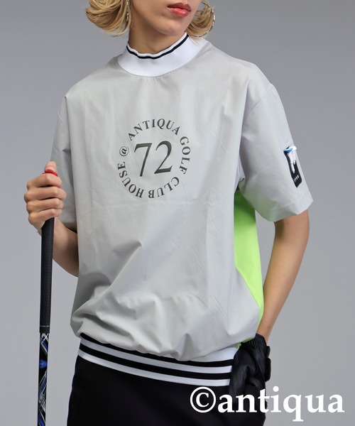 antiqua(アンティカ)の「【STCH】バックロゴトップス(Tシャツ/カットソー・レディース・ライトグレー/ブラック・LXL/ML)」の14枚目の写真