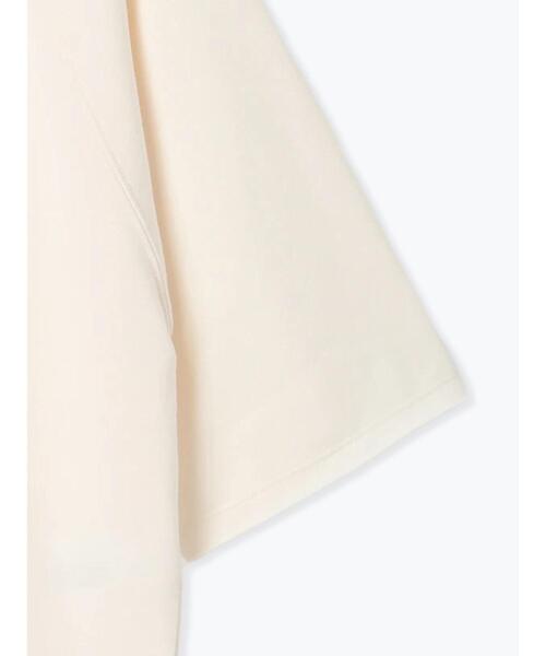 Lugnoncure（ルノンキュール）の「7分袖カットオフミニ裏毛トップス（Tシャツ/カットソー・レディース・チャコールグレー/オフホワイト/ブラック・F）」の14枚目の写真