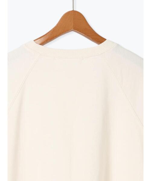 Lugnoncure（ルノンキュール）の「7分袖カットオフミニ裏毛トップス（Tシャツ/カットソー・レディース・チャコールグレー/オフホワイト/ブラック・F）」の16枚目の写真