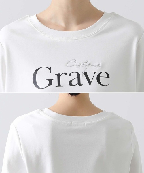 tシャツ Ｇｒａｖｅトリケア７分袖カットソー レディース Gready Brilliant tシャツ Graveトリケア7分袖カットソー
