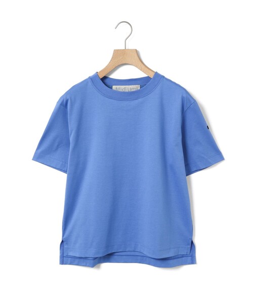 MidiUmi(ミディウミ)の「MidiUmi ベーシックTシャツ(Tシャツ/カットソー・レディース・ブラック/オフホワイト/ブルー・FREE)」の1枚目の写真