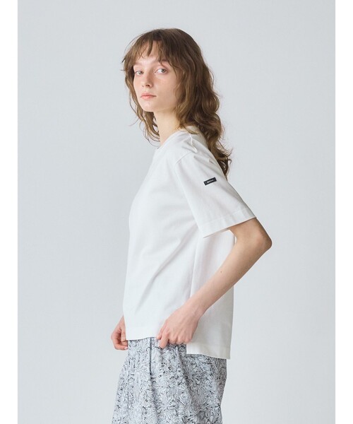 MidiUmi(ミディウミ)の「MidiUmi ベーシックTシャツ(Tシャツ/カットソー・レディース・ブラック/オフホワイト/ブルー・FREE)」の5枚目の写真