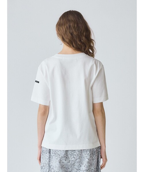 MidiUmi(ミディウミ)の「MidiUmi ベーシックTシャツ(Tシャツ/カットソー・レディース・ブラック/オフホワイト/ブルー・FREE)」の6枚目の写真