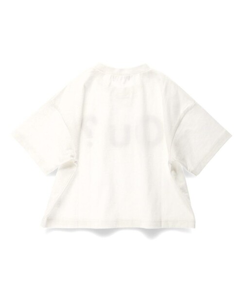 EDWIN(エドウィン)の「【Ou? by EDWIN】Ou?BIGロゴ半袖Tシャツ(Tシャツ/カットソー・キッズ・ブラック/オフホワイト・90/100/120/130/150/140/110)」の6枚目の写真
