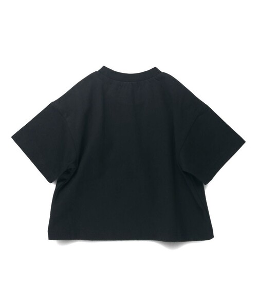 EDWIN(エドウィン)の「【Ou? by EDWIN】Ou?BIGロゴ半袖Tシャツ(Tシャツ/カットソー・キッズ・ブラック/オフホワイト・90/100/120/130/150/140/110)」の4枚目の写真